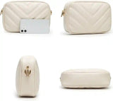Adisa Women'S Girls Cross Body Sling Bag With Pouch (Sl5127_Off White),Off-White,,B0CSGV7S4X