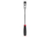 TEKTON 1/2 Inch Drive x 14 Inch Flex Head Quick-Release Comfort Grip Long Ratchet | SRH32214