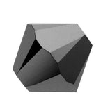 100pcs Genuine Preciosa 3mm (0.12 Inch) Small Faceted Bicone Crystal Beads Jet Hematite Black Compatible with Swarovski Elements