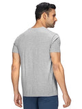 Xyxx Men'S Cotton Solid Regular Fit T Shirt (Xy_Cr15_Tshirt_1_Heather Grey),Heather GreyApparel,2XL
