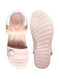 Shoetopia Women'S Block Heel Sandal,Peach,8,B0CSN3WF31