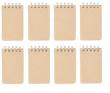 Yashvin Brand Pocket Diary Spiral Binding || Pack Of 8 Pcs || Smooth Paper With Nice Pages