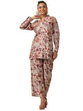 Libas Womens Printed Silk Blend Co-Ord Set For Women