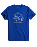 Adro Die With Memories Not With Dreams Mens Cotton Printed T-Shirt (R21-M-Die-Rb_Royal Blue_Xl)