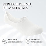 Xjarvis Premium 3 Pairs No Show Low Cut Loafer Socks For Men & Women Non Slip With Combed Cotton Socks For Sports Running & Hiking Pack Of 3 (White) Free Size,White Pack Of 3,,B0B4G4JTCN