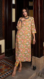 Gosriki Women'S Cotton Blend Straight Printed Kurta With Pant (Yadigara Green-Gs_L_Green_Large),Green,,B0D6KTVV2J