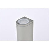 Living District Indoor Modern Home Decorative Raine Integrated Led Wall Sconce - Silver