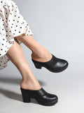 Shoetopia Stylish Smart Casual Black Pumps For Women & Girls /Eu37,Black,4,B0DTG86QQV