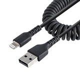 USB to Lightning Cable Coiled