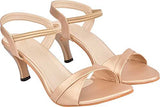 Shoetopia Womens/Girls Golden Party Slim Heeled Sandals-Eu36,Golden,3,B09GN9XRLG
