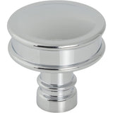 Top Knobs Cranford Knob 1 1/4 Inch Polished Chrome