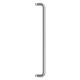 Ranbo Glass Shower Door Towel Bar 22 Inch Stainless Steel Sliding Shower Door Handle Replacement with Brushed Nickel Finish for