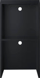 Summit Appliance CWH1 19.5 Wide Casework Hutch, Black; Compatible with SM902BL or SM903BSA Microwaves; Cord Cutouts; Ships Fully