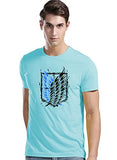 Adro Mens Attack On Titan Cotton T-Shirt (2Xl, Mint)
