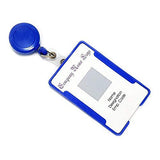 JSMSH Combo Pack ID Card Holder with Retractable Reel Yoyo| Can be Used as Vertical or Horizontal Cards as Per Your Requirement|