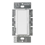 Lutron Single Pole/3 Way 500W Incand./Halogen/250W CFL and LED Dimmer Diva DVRP253PWH, White