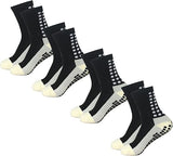 Vaisag House Non Skid Crew Socks For Studio & Home Anti Slip Grip Socks With Arch Support For Men & Women