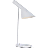 Living District Modern Home Decorative Juniper 1 Light White Table Lamp