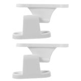 Wakauto 2pcs RV Door Holder Retainer Kit,White Plastic Trailer Door Holder to Keep Door Open Outside for RV Trailer