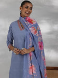 Libas Women'S Pure Cotton Kurta Set (48834_Blue