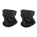 Xjarvis Bandana For Dust & Sun Protection Comes With Cool Lightweight Windproof Breathable Material Fishing Hiking Running Cycling Pack Of 2 Black,Pack Of 2,,B0C7H93RX5