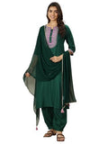 Libas Women'S Viscose Rayon Kurta Sets (400527_Green_Xxl)