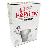 RePrime Can Liners, 55gal.9mil, Clear, 40 inch x 53 inch, 50/Box