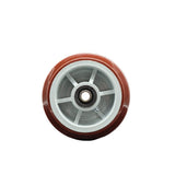 6 x 2 Polyurethane on Polyolefin Wheel Only with Roller Bearing 1/2 Bore 750 lbs Capacity per Wheel Service Caster Bran
