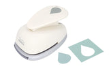 Bira Craft 2 Inch Tear Drop Droplets Lever Action Craft Punch For Paper Crafting Scrapbooking
