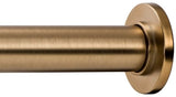 Ivilon Tension Curtain Rod - Spring Tension Rod for Windows or Shower 54 to 90 Inch. Warm Gold-New
