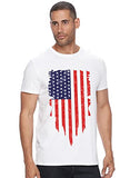 Adro Men'S Usa Printed Cotton T-Shirt (Rn22-2-Uss-Wh_White_Xl)