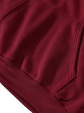 Toplot Women'S Wool Blend Solid Hoodie With Hooded Neck & Full Sleeve (Hoodie-5047-Maroon-L),Maroon,,B0BLZ746J1