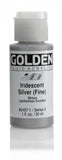 Golden Fluid Acrylic Paint 1 OunceIridescent Silver Fine