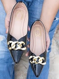 Shoetopia Women'S Stiletto Heel Ballet Flats Black,Black,6,B0BSC9ZZ9K
