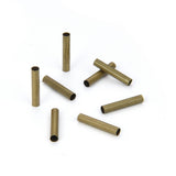 200pcs Smooth Round Tube Beads 15mm (0.6 Inch) Long Spacer Connector (Hole 2.4mm) Antique Bronze Plated Brass for DIY Craft Jewe