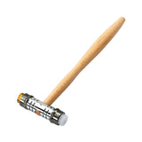 JEWEDECO Watch Repair Hammer Replaceable Heads Ergonomic Wooden Handle Small Tool for Jewelry and Watch Parts Repair