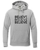 Adro Believe In Your Self Printed Hoodie/Sweatshirt For Men (H22-M-Inv-Gr_Grey_M)