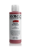Fluid Acrylics by GOLDEN, Naphthol Red Medium, 4 fl. oz. Bottle, Professional Acrylic Paint, SemiOpaque