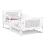 Olive & Opie Connelly Toddler Bed White & Rockport Gray