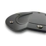 JSD Billet Aluminum Fuel Door for Ford Mustang 2015-2023, Black Anodized