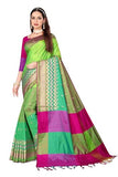 GRECIILOOKS Womens Cotton Silk Casual Saree For Women (Perrot)
