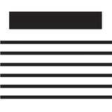 Mini Magnetic Magi-Strips, Black, 24 Feet Per Pack, 6 Packs