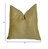 Plutus Brands Plutus Camp Evergreen Seaweed Handmade Throw Pillow, 22 X 22, Cream/Green/Brown