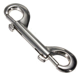 Stainless Steel Marine Double Ended Bolt Snap Hook Silver Color,Choose from 3 Sizes: 3-1/2',4,4-5/8 (4-5/8)