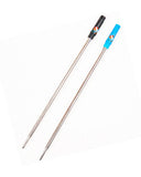Eshcon Ballpoint Pen Ink Refills, Compatible with Twist and Cross Pens, Black and Blue, 4.5 Inch, 2Pack