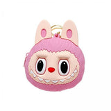 Merishopp 4Xpurse Keychain Novelty Small Fashion Cute Pendant For Street Travel Holidays Pink