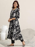 Libas Women'S Cotton Kurta Set (400359 Black M