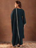 Libas Women'S Silk Blend Kurta Set (49506 Teal L