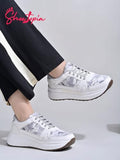 Shoetopia Smart Casual Grey Sneakers For Girls-Eu41,Bronze,8,B0D5HG3B5G