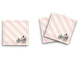 Butler in the Home Sticky Notes 12 Pack 3x3 50 Sheet Count Per Pad, Glow Getter Computer Working Woman with Cat, Cute Funny Memo